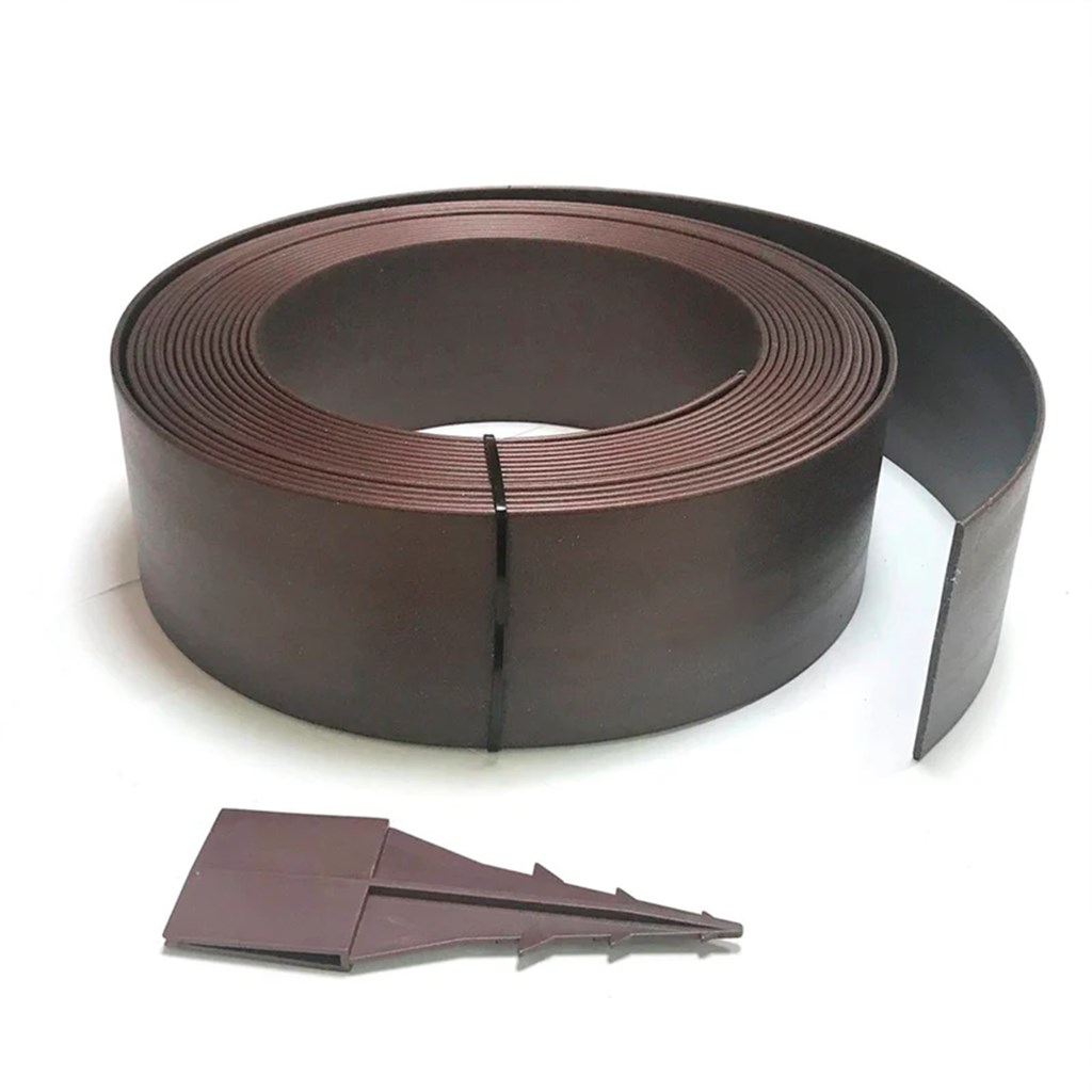 BORDURA SPESSA H CM 12 - LUNGH. MT 15 - MARRONE